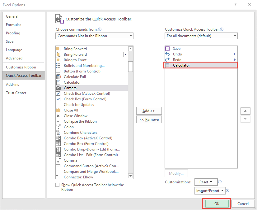 options calculator excel add-in