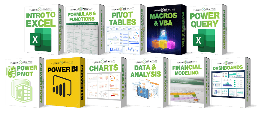 Microsoft Excel Online Courses & Excel Training | MyExcelOnline.com