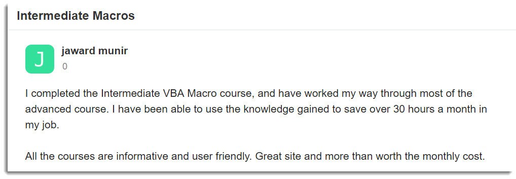 Microsoft Excel Online Courses & Excel Training | MyExcelOnline.com