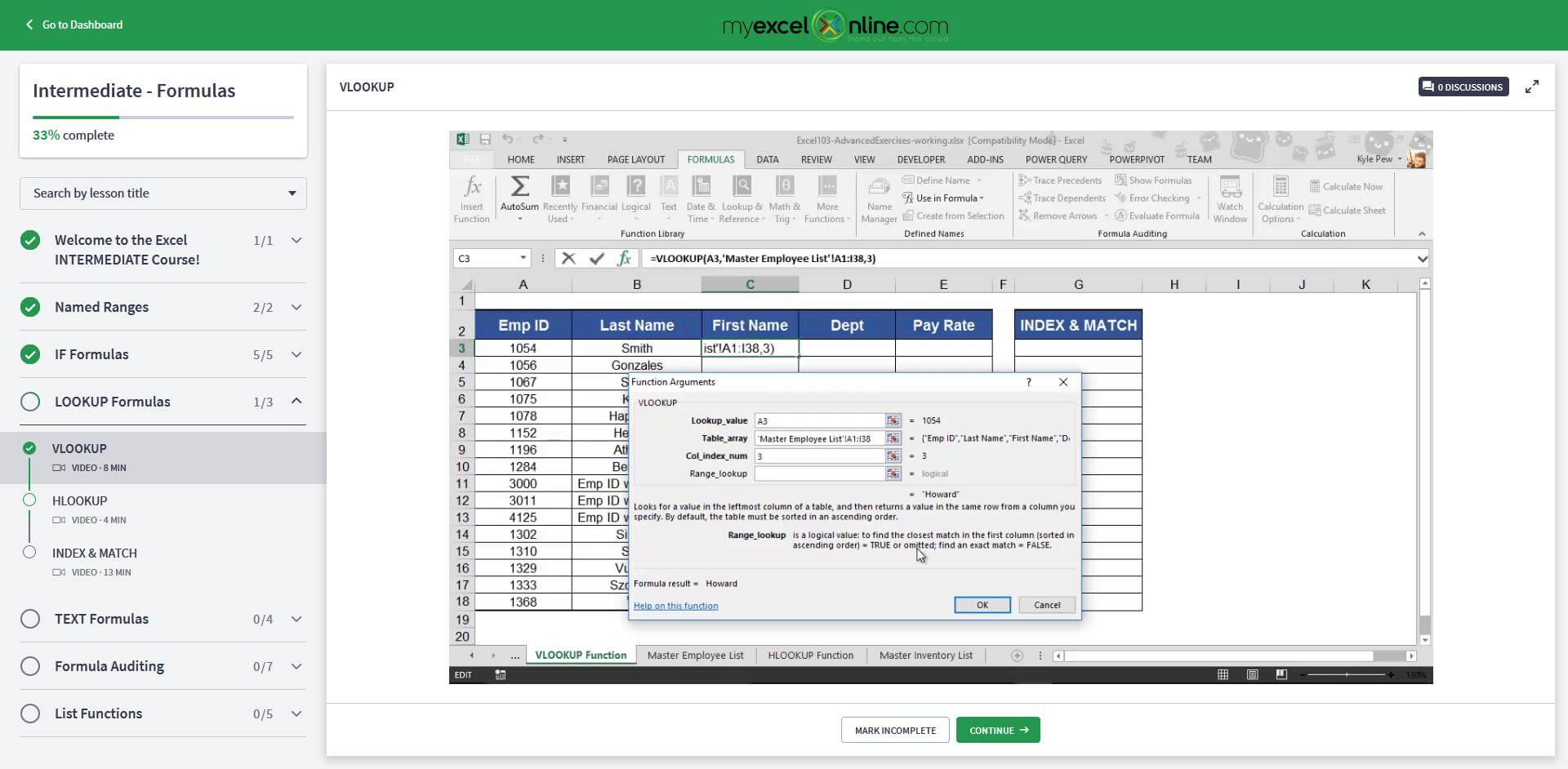 Microsoft Excel Online Courses & Excel Training | MyExcelOnline.com