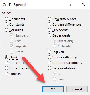 Copy The Cell Above In Excel