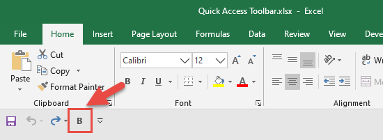 Quick Access Toolbar