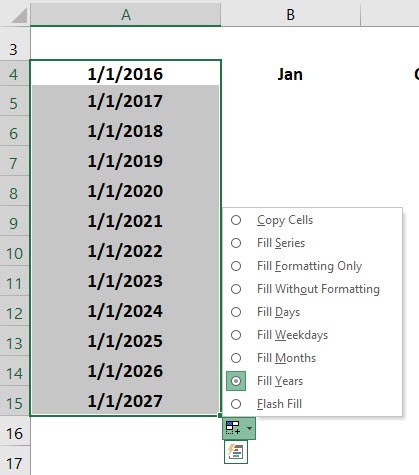 Excel's Fill Handle Tips