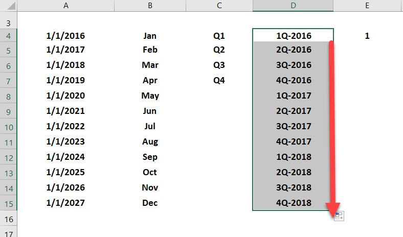 Excel's Fill Handle Tips