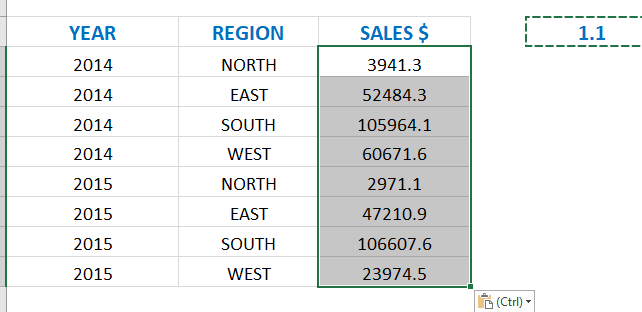 Excel Paste Special: A Values Multiplier