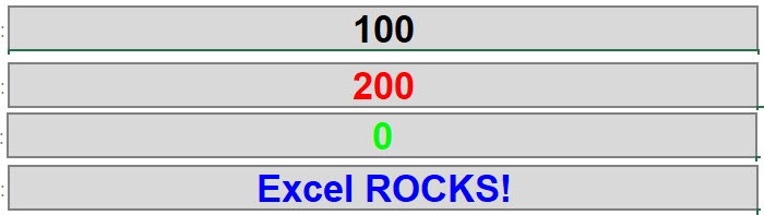 Custom Number Formats in Excel