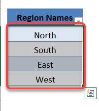 Dynamic Data List using Excel Tables