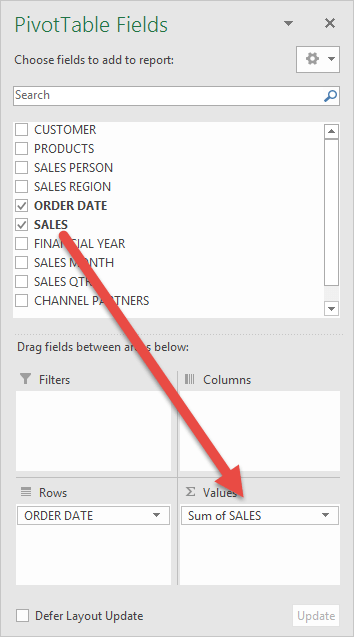 Excel Group by Week Starting on a Monday With Excel Pivot Tables