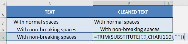 How to Remove Leading and Trailing Spaces in Excel