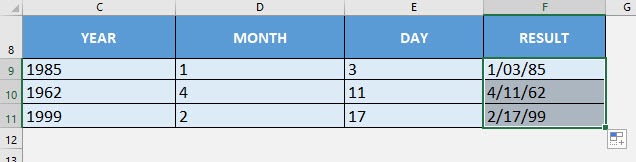 DATE Formula in Excel