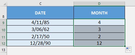 DAY Formula in Excel