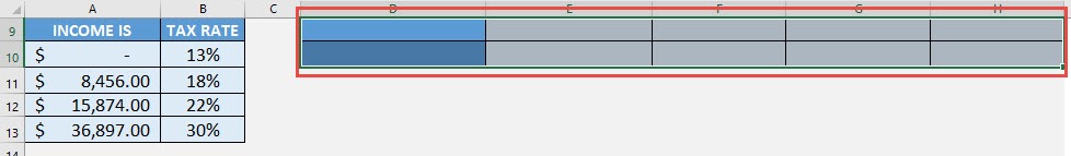 TRANSPOSE Formula in Excel