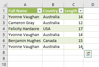 Extract Length Using Power Query or Get & Transform