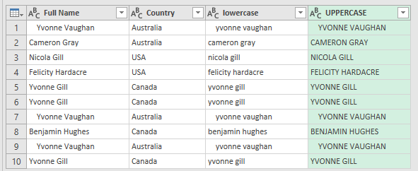 Format Text Using Power Query or Get & Transform