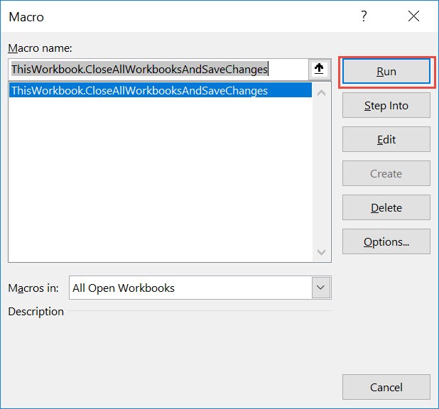 Close All Workbooks and Save Changes Using Macros In Excel