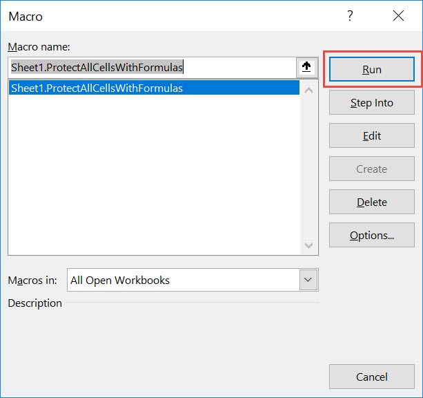 Protect All Cells With Formulas Using Macros In Excel