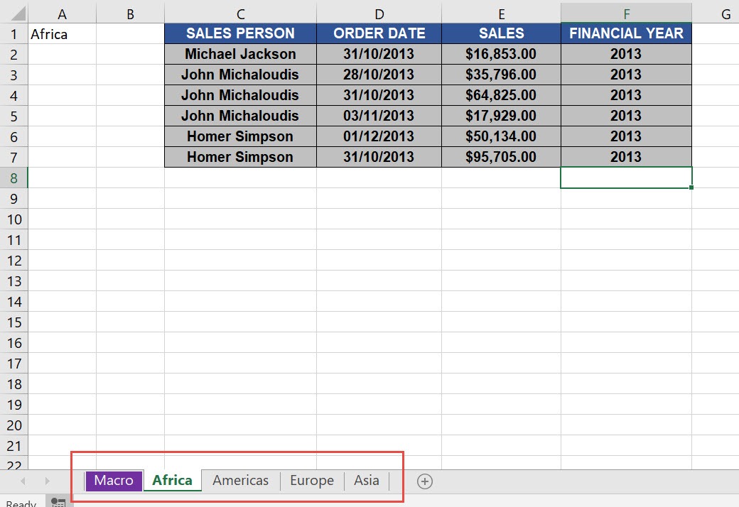 Save Each Worksheet as a PDF File Using Macros In Excel