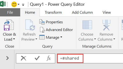 Access Function Library Using Power Query or Get & Transform