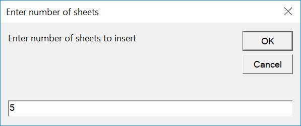 Insert Multiple Worksheets Using Macros In Excel