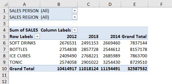 Change Data Source in Pivot Table