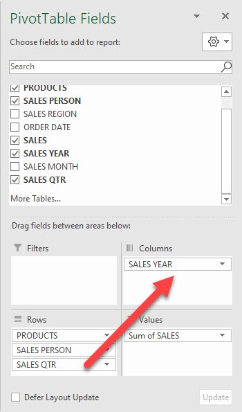 Expand and Collapse buttons in Excel Pivot Tables