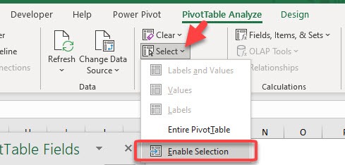 Select & Format Fields in Excel Pivot Tables