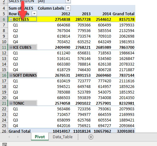 Select & Format Fields in Excel Pivot Tables