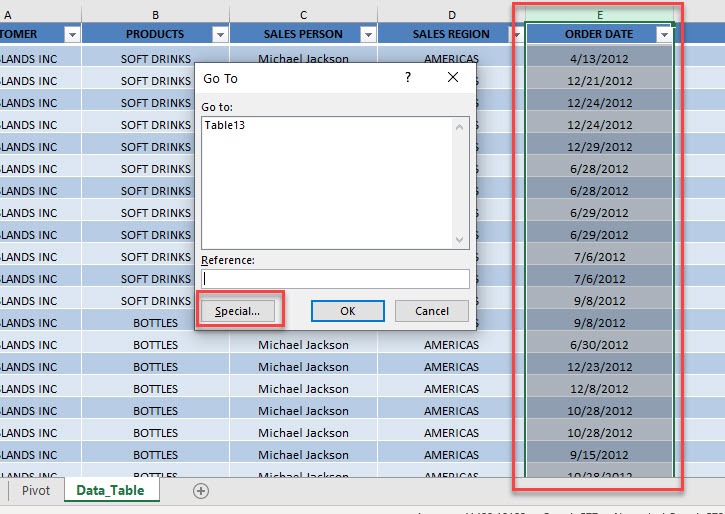 Errors when grouping by dates