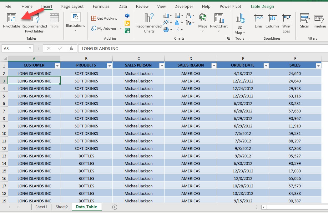 New Pivot Table Features in Excel 2019 and Office 365