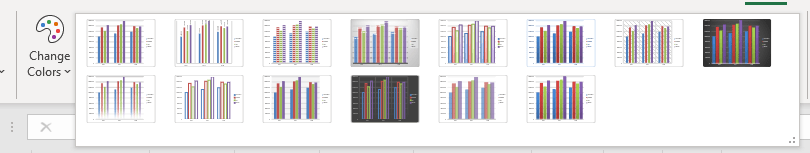 Pivot Chart Settings