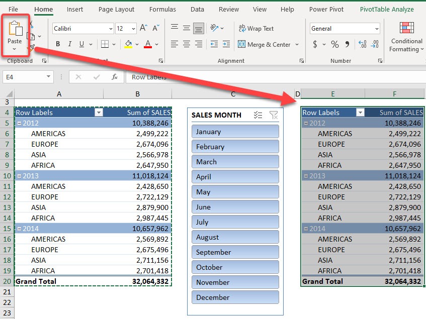 Use One Slicer for Two Excel Pivot Tables