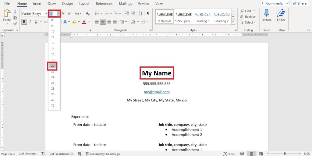 How to Create a Resume in Microsoft Word in UNDER 5 Minutes