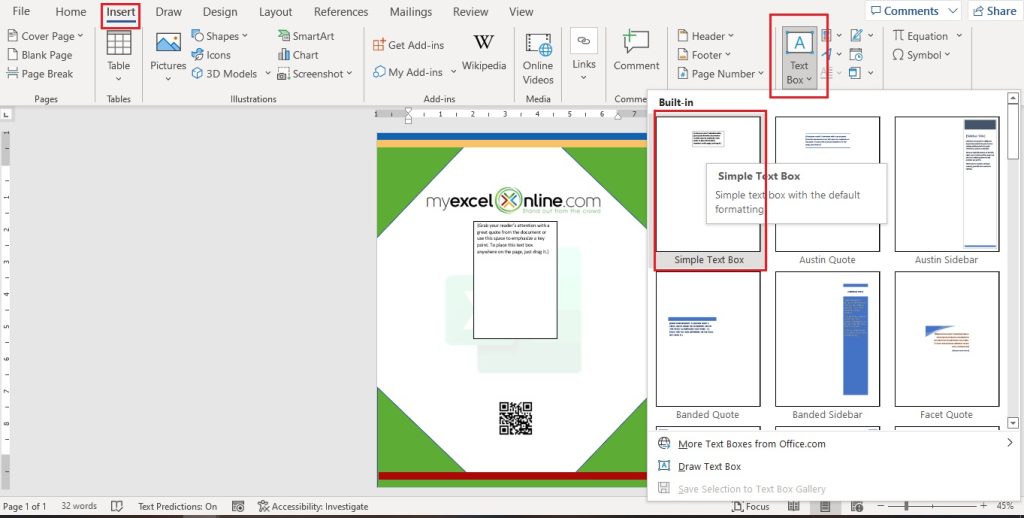 How to Create a Custom Letterhead in Microsoft Word 365