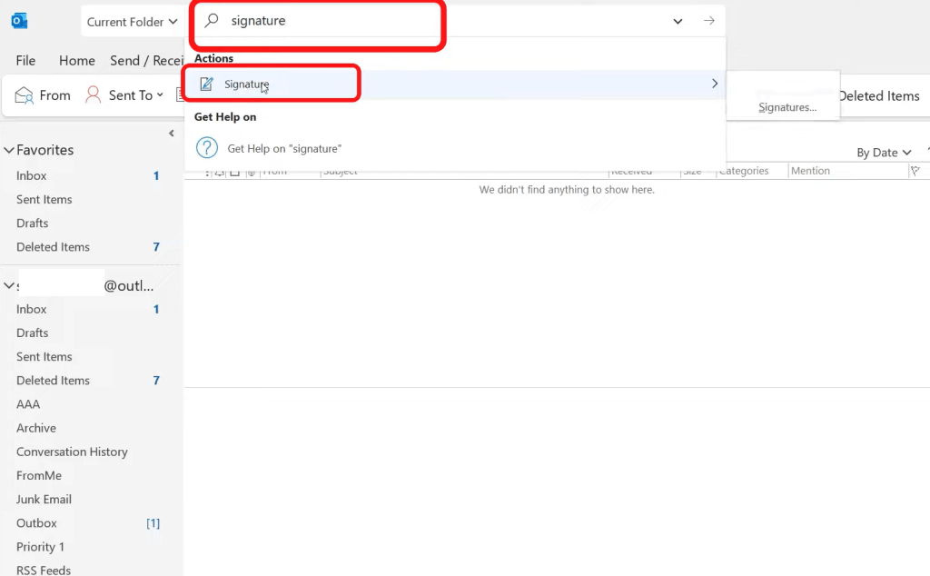 How to Setup A Signature in Outlook