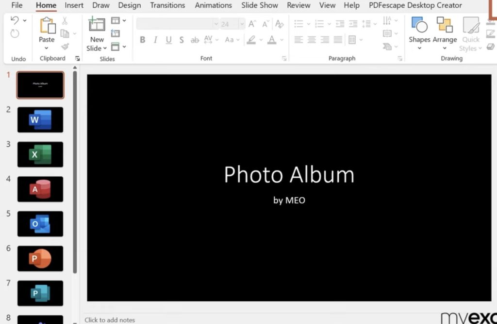 How to Make A Microsoft PowerPoint Picture Slideshow