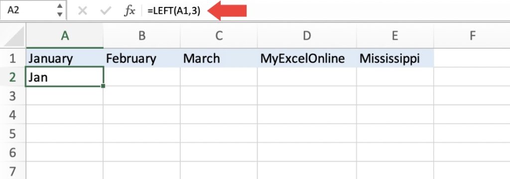 How to Use Substrings in Microsoft Excel