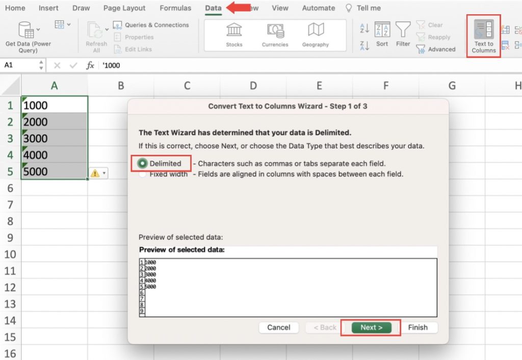 How to Convert Text to Numbers in Microsoft Excel