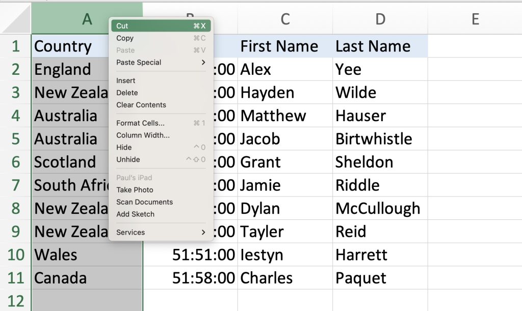 How to Move Columns in Excel - 3 Easy Ways!