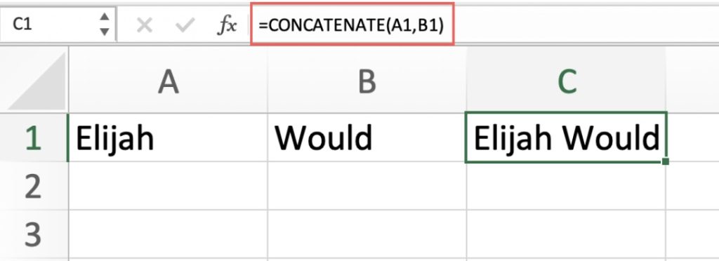 Concatenate in Excel - With and Without Separator