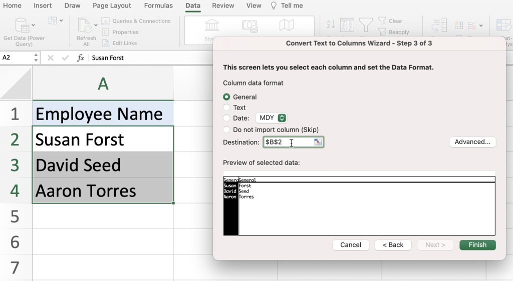 How to Split Cells in Excel - The Easy Way