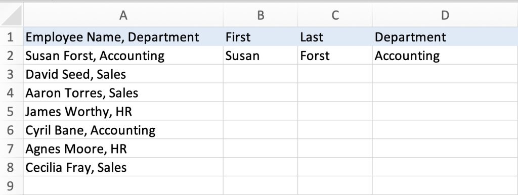 How to Split Cells in Excel - The Easy Way