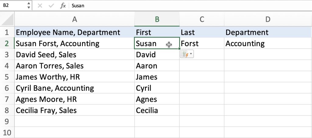 How to Split Cells in Excel - The Easy Way