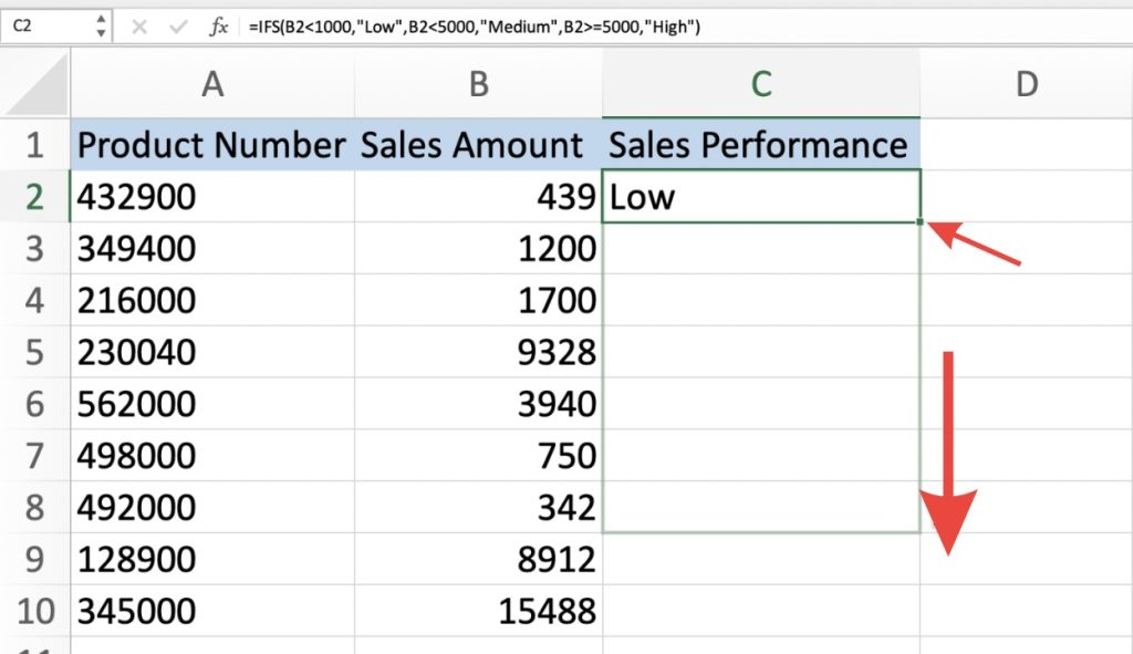 Understanding the IFS Function in Excel with Examples!