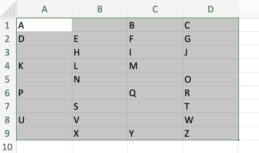 How to Delete Blank Cells in Excel