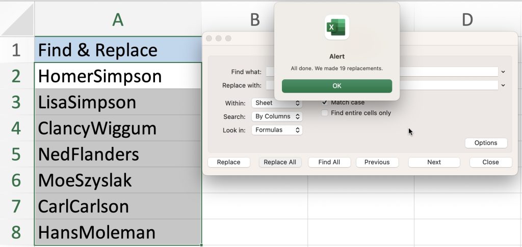 How to Delete Spaces in Excel - Line Breaks, and Non-Breaking Characters in Excel