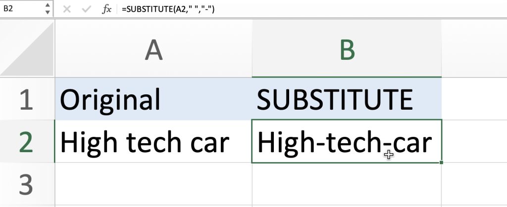 SUBSTITUTE Function - Replace Characters in Excel!