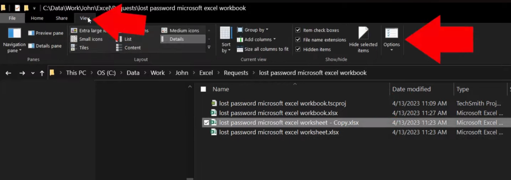 Access Password Protected Excel