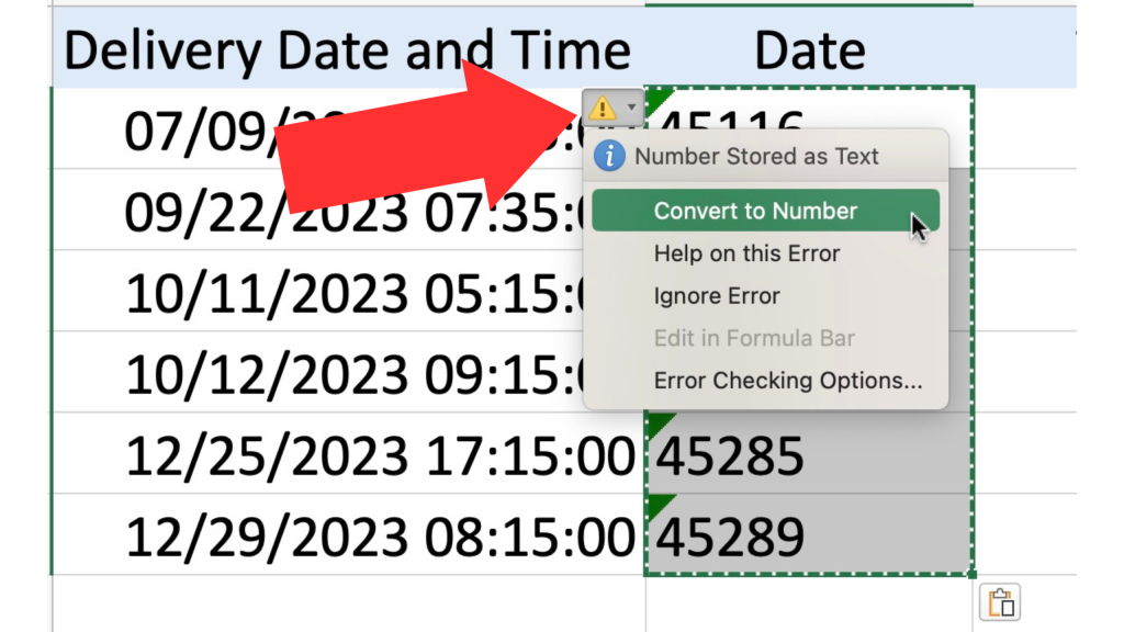 How to Separate Date and Time in Excel