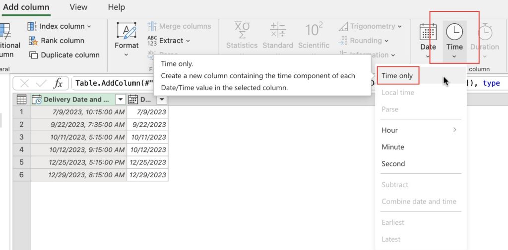 How to Separate Date and Time in Excel