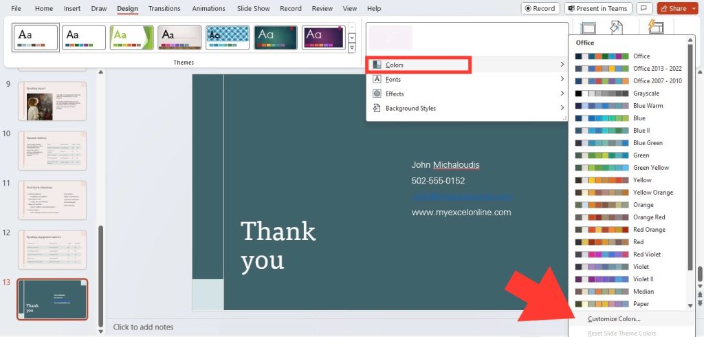 Clickable hyperlinks in powerpoint